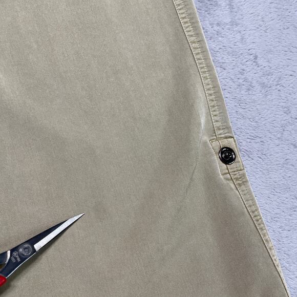 Sandro Pants Womens 10 Tan Cargo Convertible Length Gorpcore Classic Utility - Picture 9 of 15